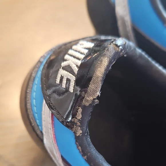 Nike Stiletto Heels – Blue & Black – Sneaker-Style High Heels – Statement Shoes - Picture 5 of 6